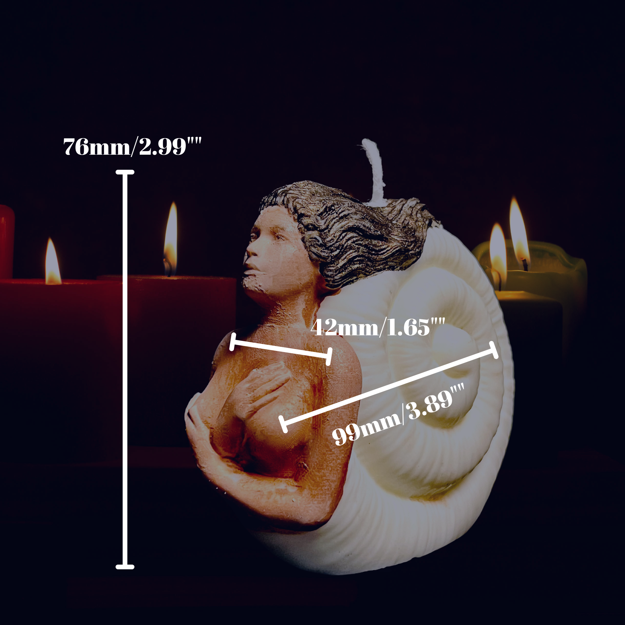 Siren - Figural Candle