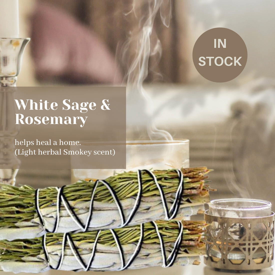 White Sage and Rosemary Sage Sticks