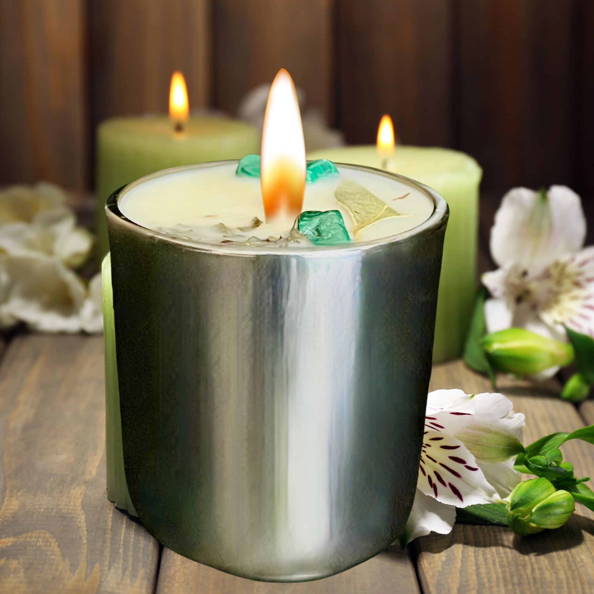 Breathe Intention Mini Candle